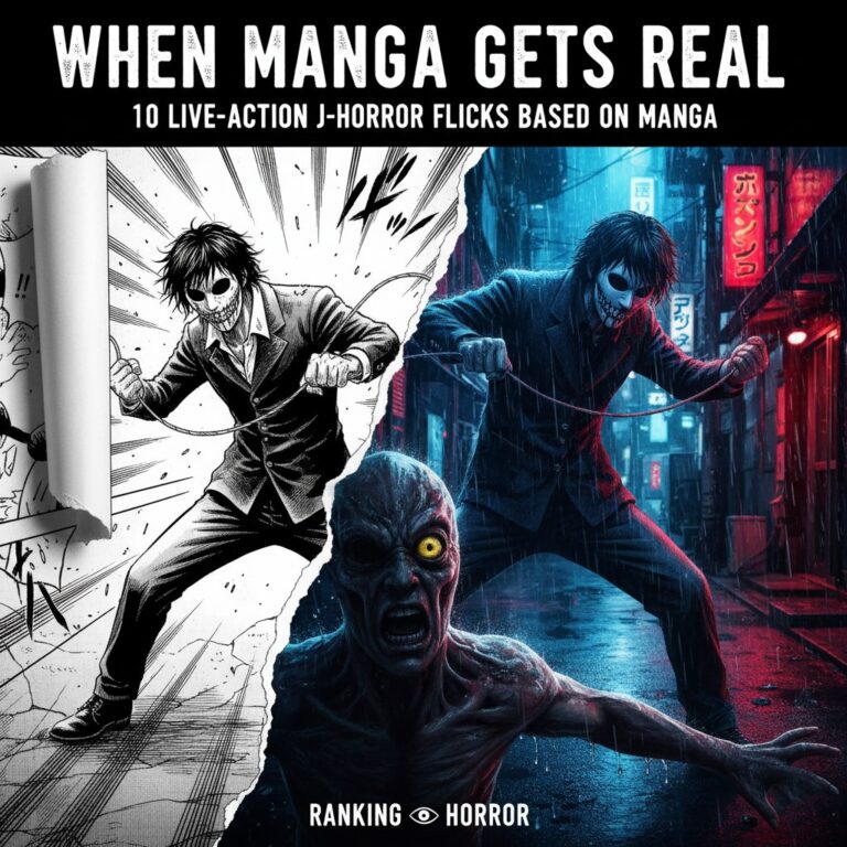 Forget anime. We're ranking 10 live-action J-horror flicks based on manga that brought their brutal source material to life, from Ichi the Killer to Parasyte.