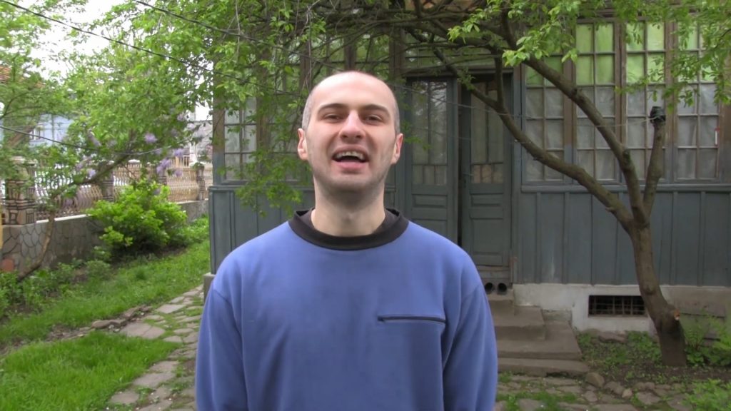 A screenshot from found footage horror movie Be MY Cat: A Film for Anne (2015)