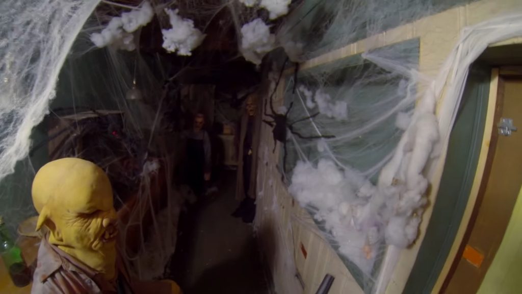 A screenshot from found footage horror movie Hell House LLC (2015)