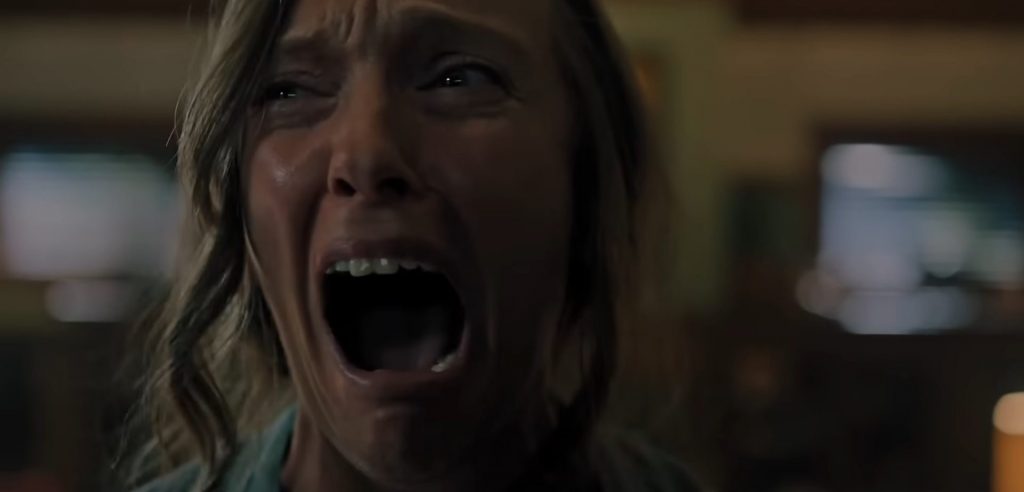 A screenshot from horror movie Hereditary (2018)