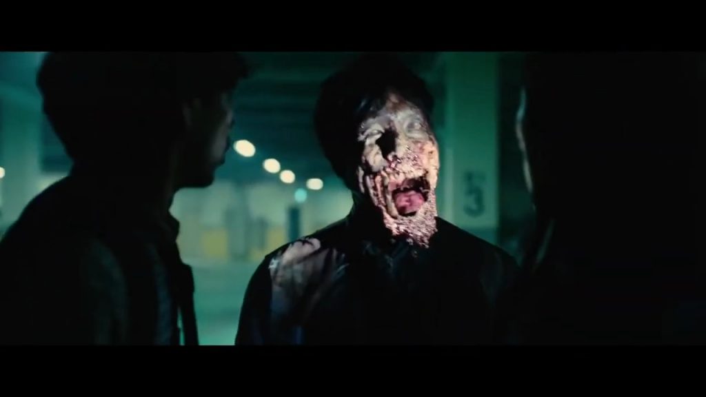 A screenshot from Japanese horror movie I Am a Hero (2016)