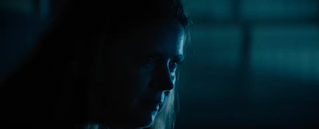 A screenshot from horror movie Nightbitch (2024)