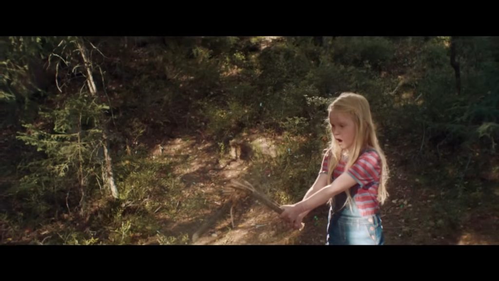 A screenshot from horror movie The Innocents (2022)