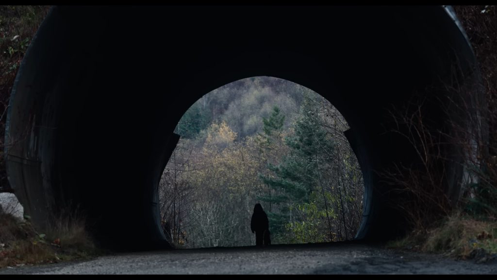 A screenshot from folk horror movie Antlers (2021)