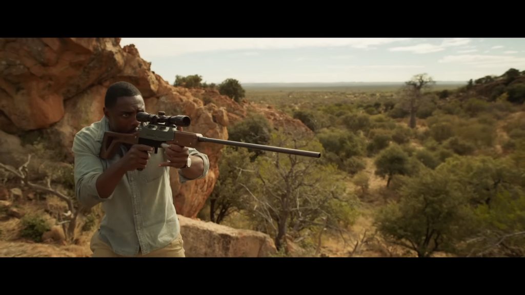 A screenshot from killer animal horror movie Beast (2022)