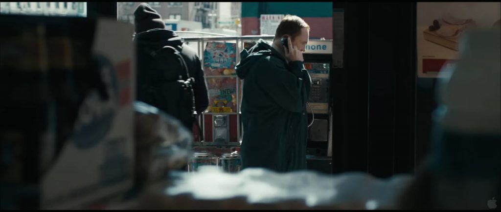 A screenshot from thriller movie Compliance (2012)