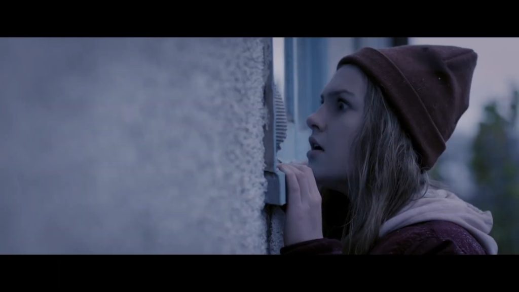 A screenshot from Zombie horror movie Dead Shack (2017)