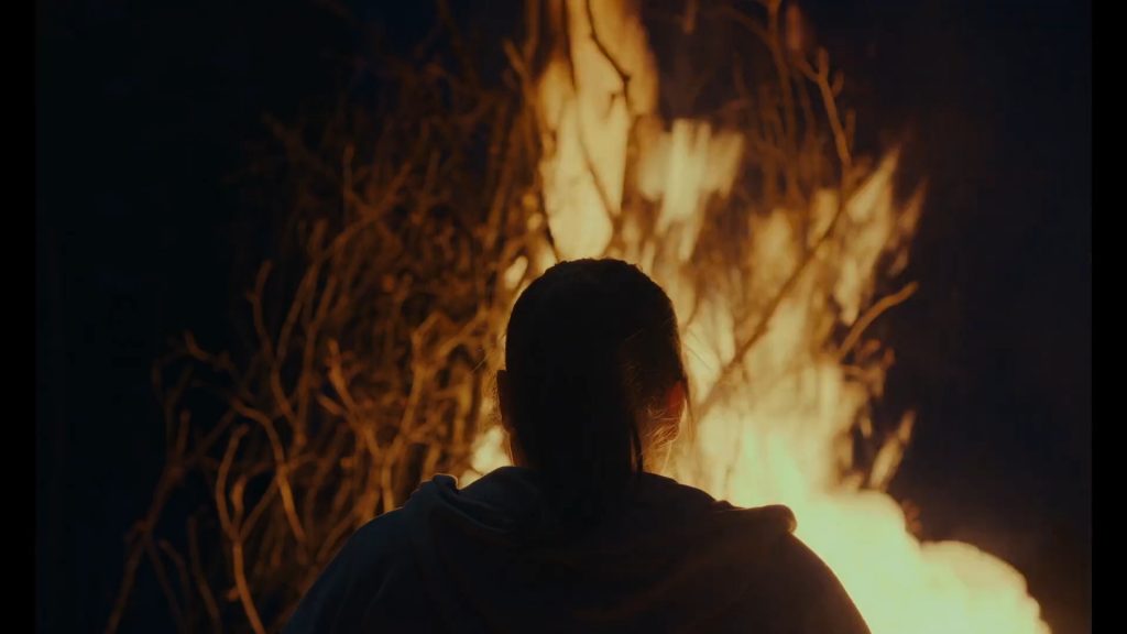 A screenshot from Easter themed horror movie Family Dinner (2022)