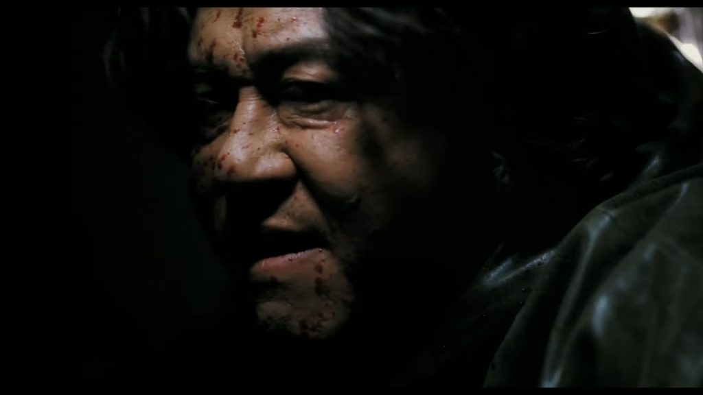 A screenshot from horror movie I Saw The Devil (2010)