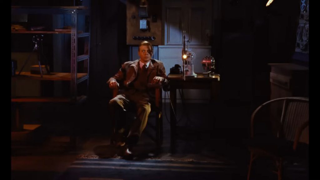 A screenshot from horror movie Peeping Tom (1960)
