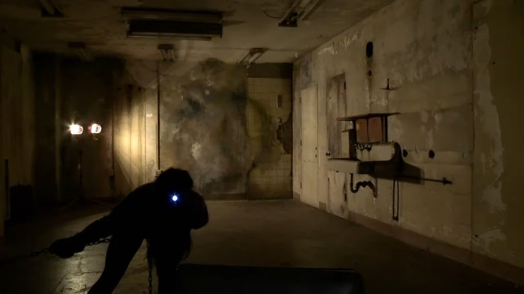 A screenshot from horror movie The Den (2013)