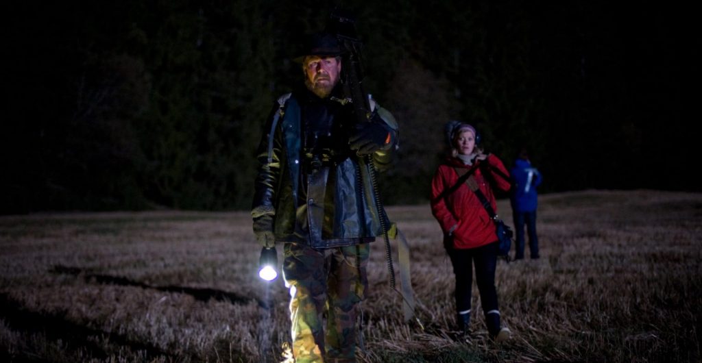 A screenshot from horror movie Troll Hunter (2010)