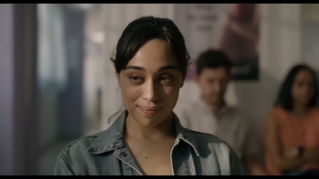 A screenshot from body horror movie Huesera: The Bone Woman (2022)