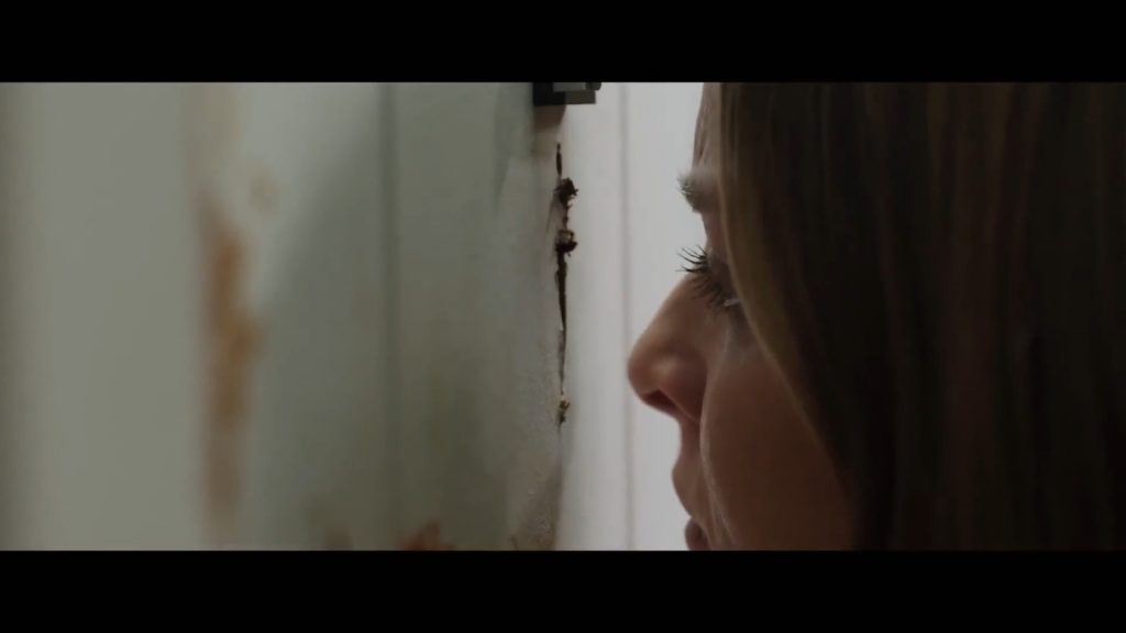 A screenshot from horror movie remake Inside (2016)