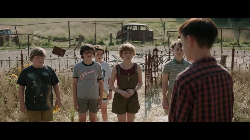 A screenshot from Hollywood remake horror movie It (2017)