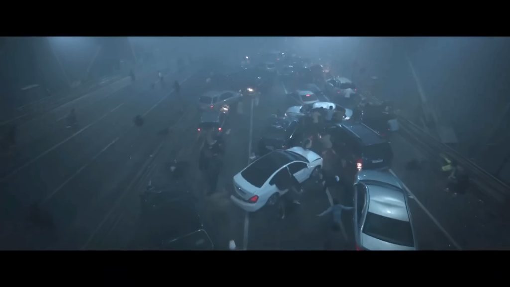 A screenshot from Asian monster disaster movie Project Silence (2023)