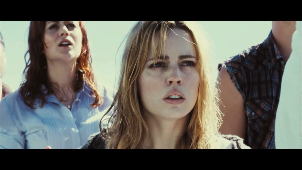 A screenshot from horror movie Triangle (2009)