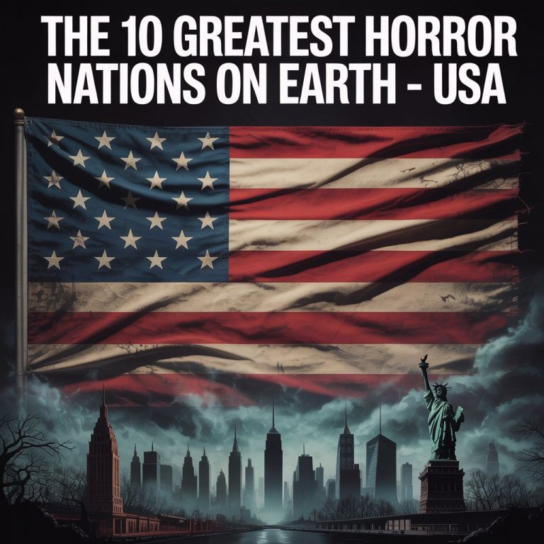 We are counting down the 10 greatest horror nations on earth. At 1 - The USA.