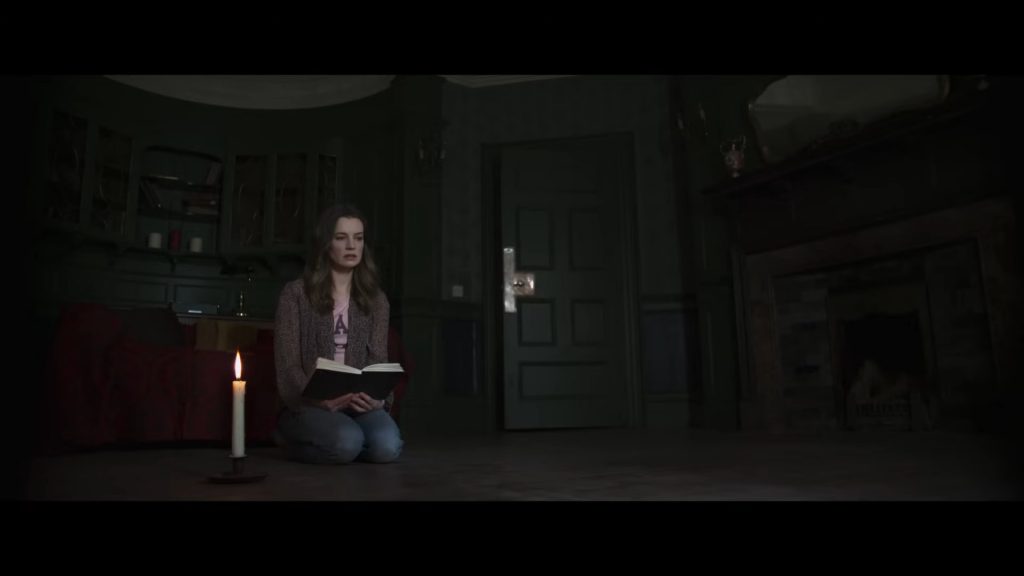 A screenshot from UK and Irish horror movie A Dark Song (2016)