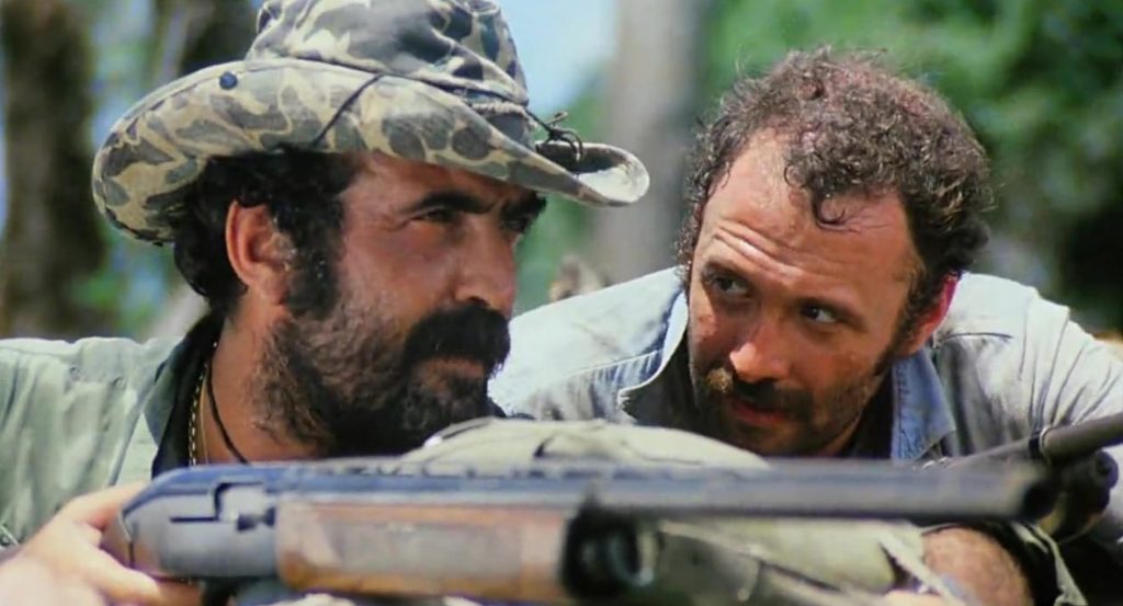 A screenshot from Italian Cannibal Exploitation film Cannibal Holocaust (1980)