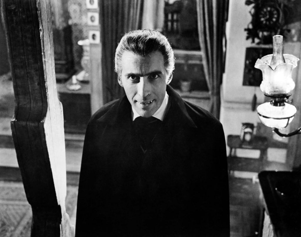 A screenshot from Hammer Horror movie Horror of Dracula (1958)
