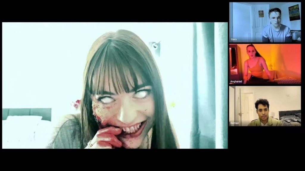 A screenshot from Screenlife horror movie /Demo_n (2024)