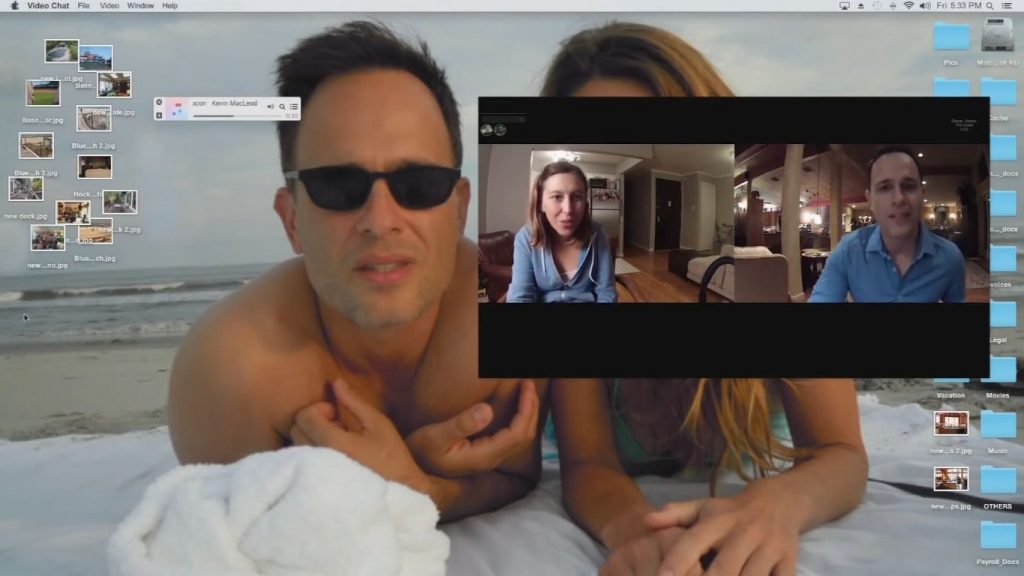 A screenshot from Screenlife horror movie e Demon (2018)