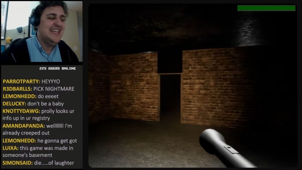 A screenshot from Screenlife horror movie Livescream (2018)