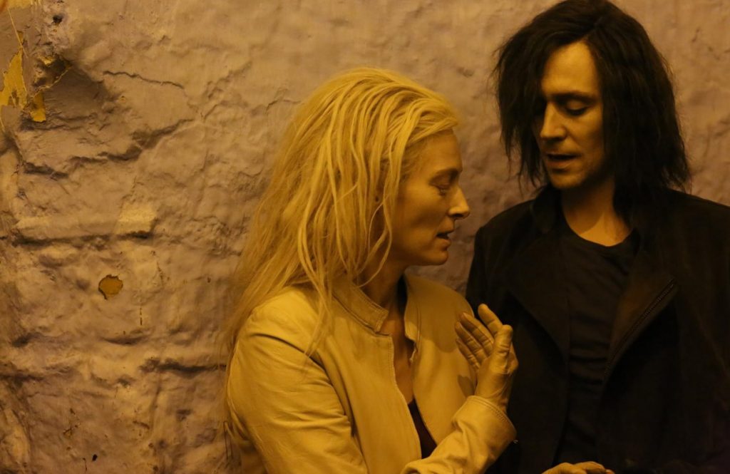 A screenshot from romantic horror movie Only Lovers Left Alive (2013)